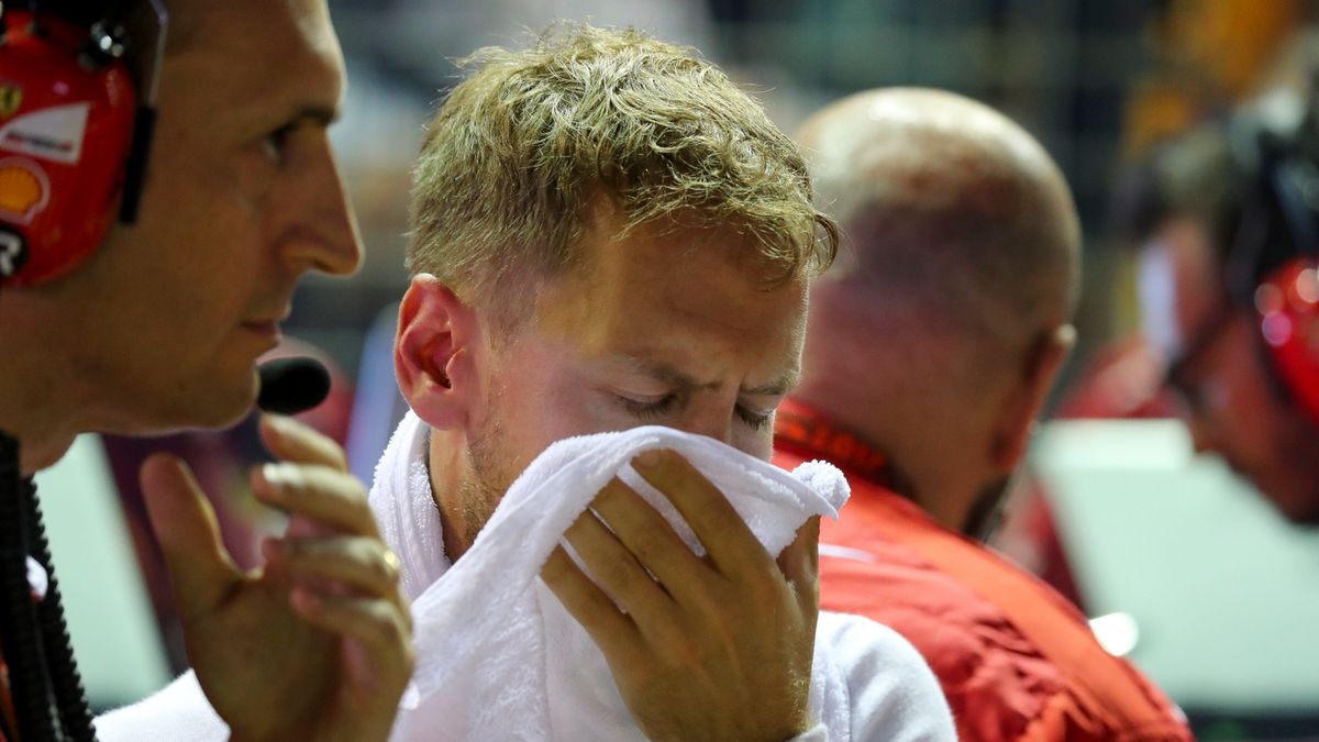 Zdjęcie okładkowe artykułu: PAP/EPA /  / Sebastian Vettel rozczarowany po GP Singapuru