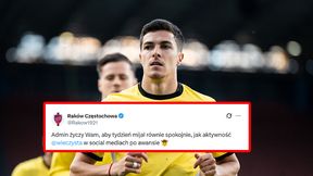 Wpis niesie się po sieci. Raków zażartował z Wieczystej