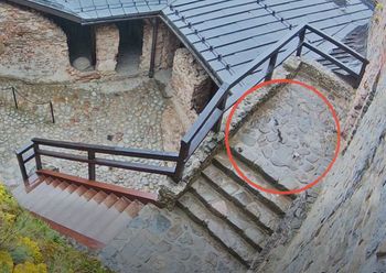 Skakały z baszty na dziedziniec. Park narodowy pokazał wyjątkowe wideo
