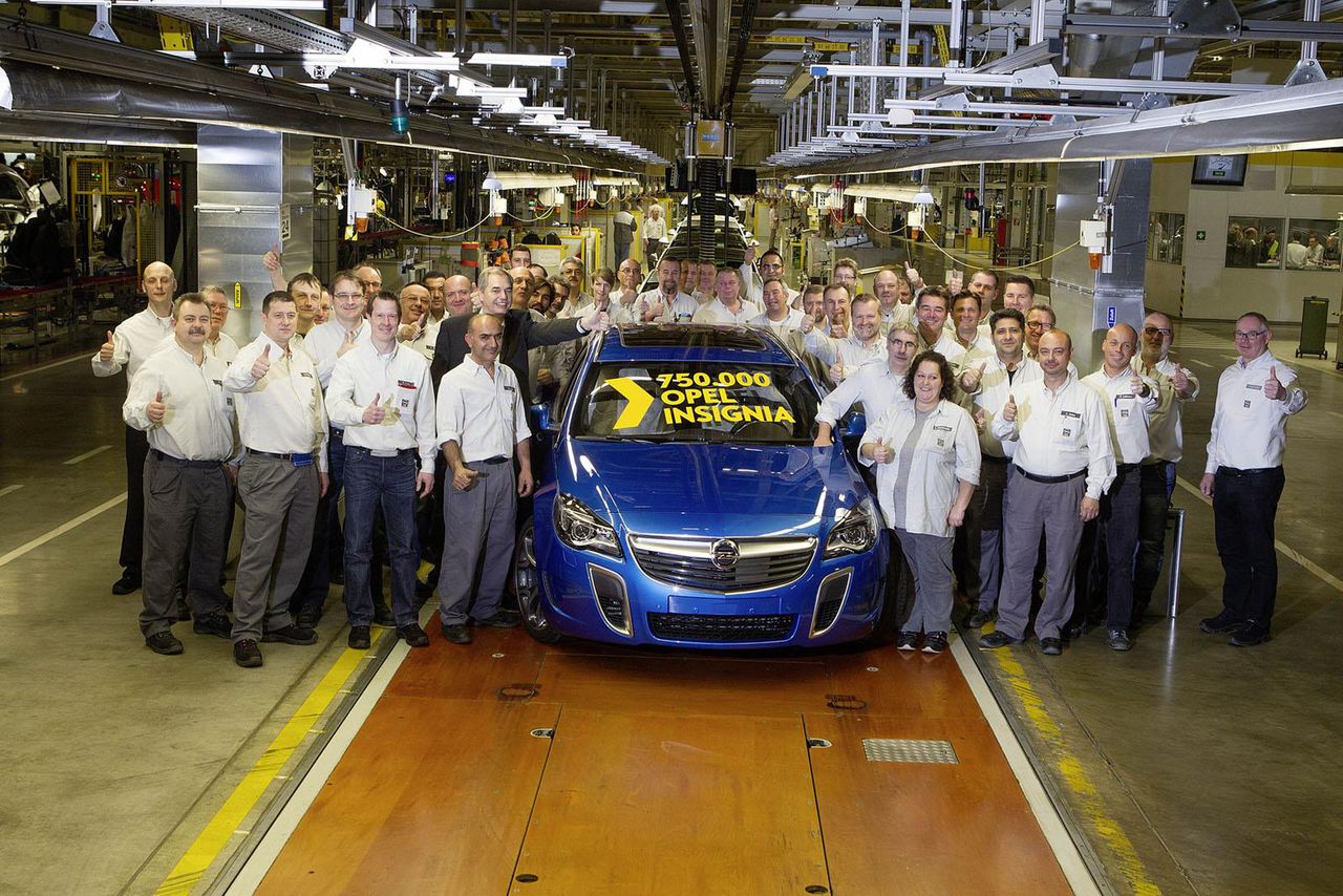 Opel Insignia numer 750 000