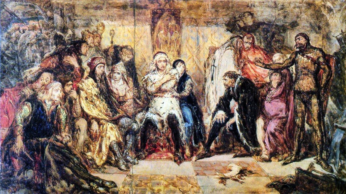 "Sejm w Gąsawie", szkic Jana Matejki z 1866 roku