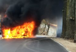 Dzieci jechały na zawody. Bus nagle się zapalił