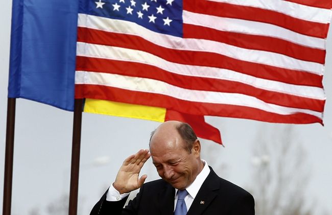 Traian Basescu, prezydent Rumunii na inauguracji