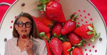 Ekspertka tłumaczy, jak jeść truskawki. W komentarzach fani wytknęli jej fatalny błąd