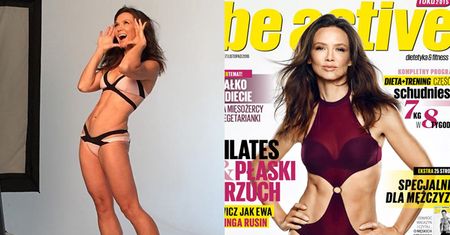 Brzuch Rusin na okładce magazynu Chodakowskiej