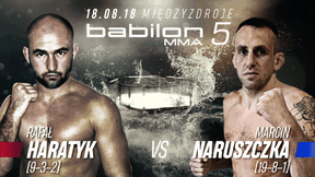 Rewanż za 2016 rok na Babilon MMA 5. Rafał Haratyk powalczy z Marcinem Naruszczką