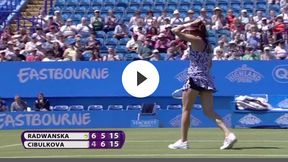 Cios za cios! Piękne zagrania w wykonaniu Radwańskiej i Cibulkovej