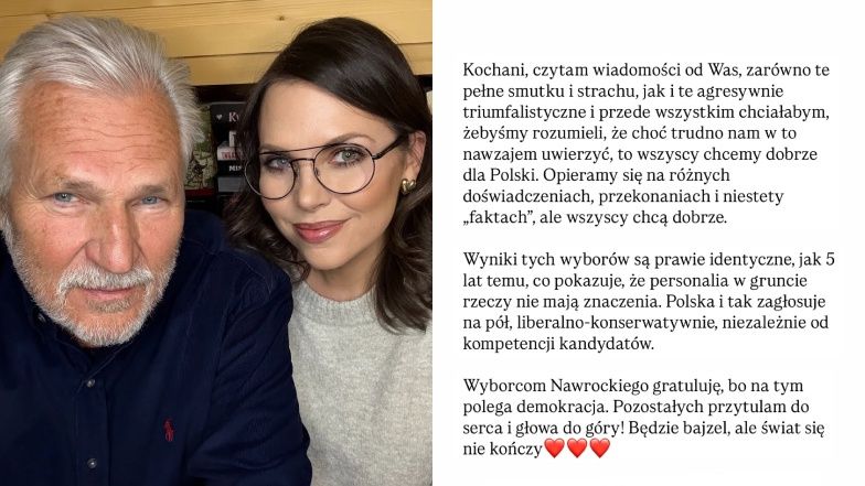 Gwiazdy komentują wyniki wyborów prezydenckich