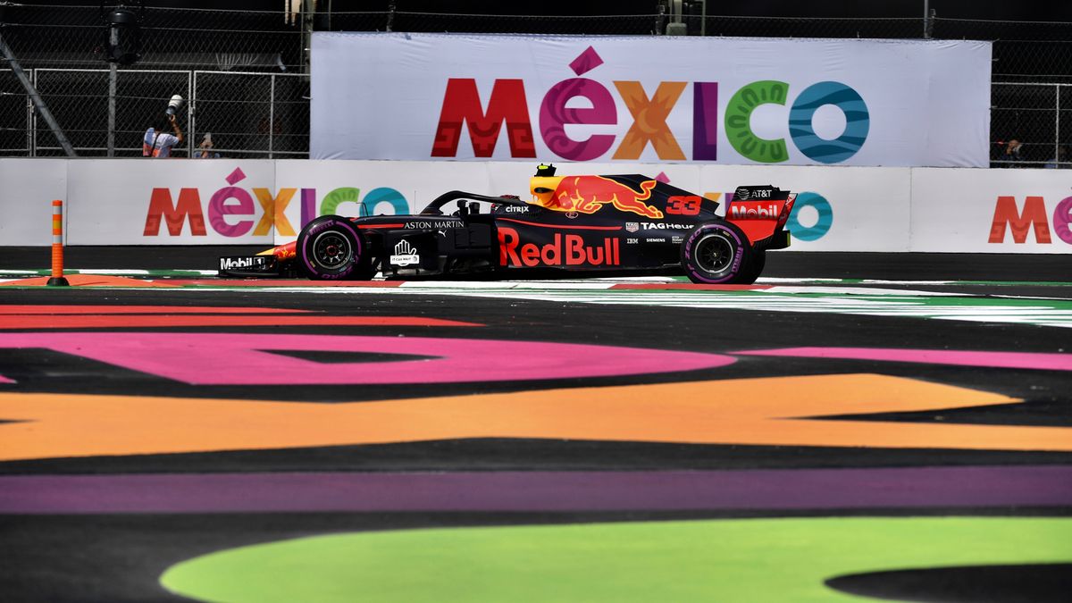 Max Verstappen podczas GP Meksyku