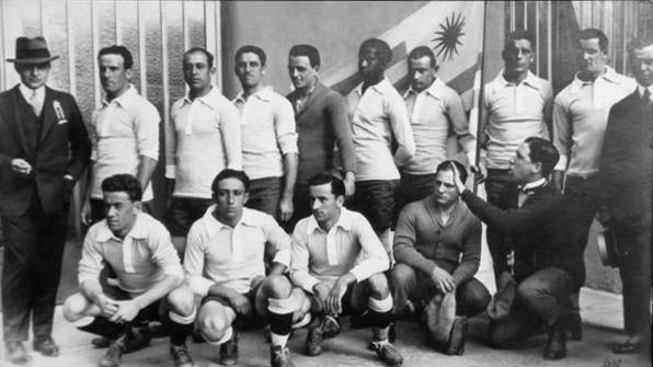 Urugwaj mistrz olimpijski 1924 fot. domena publiczna