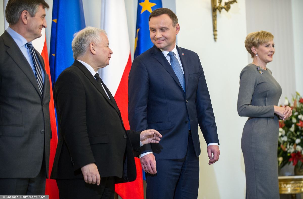 Jarosław Kaczyński i Andrzej Duda 