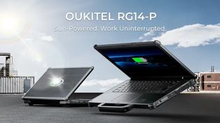 Laptop z panelem słonecznym wraca do gry. Oto  pancerny Oukitel RG14-P