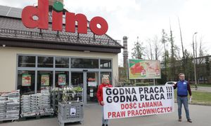 Strajk ostrzegawczy w Dino. "Całe załogi do niego przystąpiły"