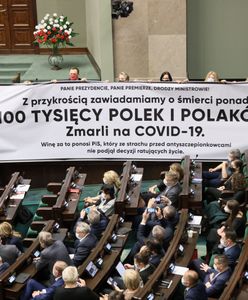 "Liczba hańby polskiego rządu". Lewica z wielkim nekrologiem w Sejmie