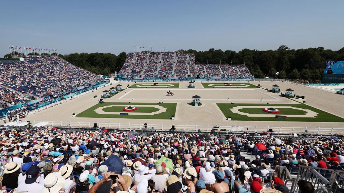 Getty Images / Mike Hewitt / Na zdjęciu: jeździectwo podczas IO w Paryżu