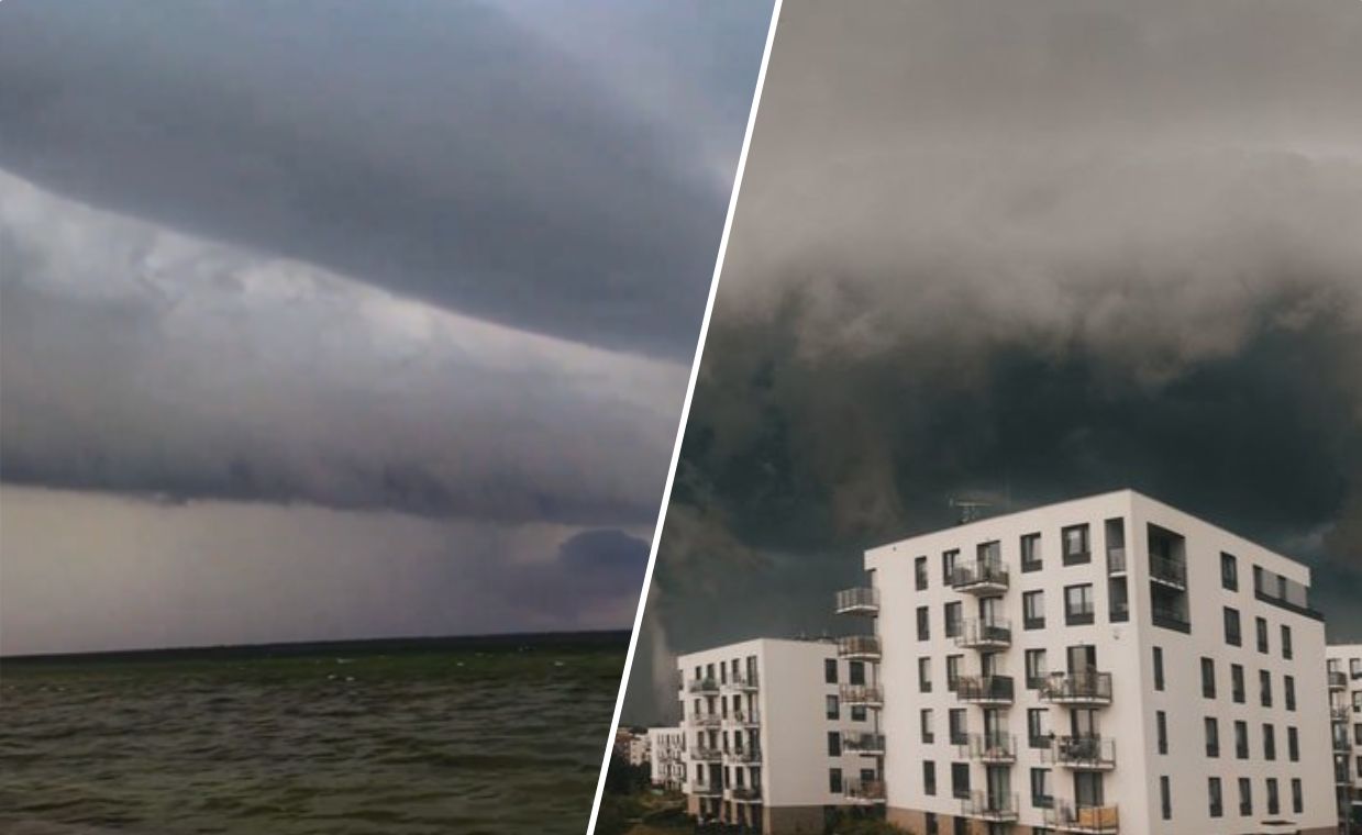 Plażowicze przeżyli chwile grozy. Arcus sunął wprost na nich