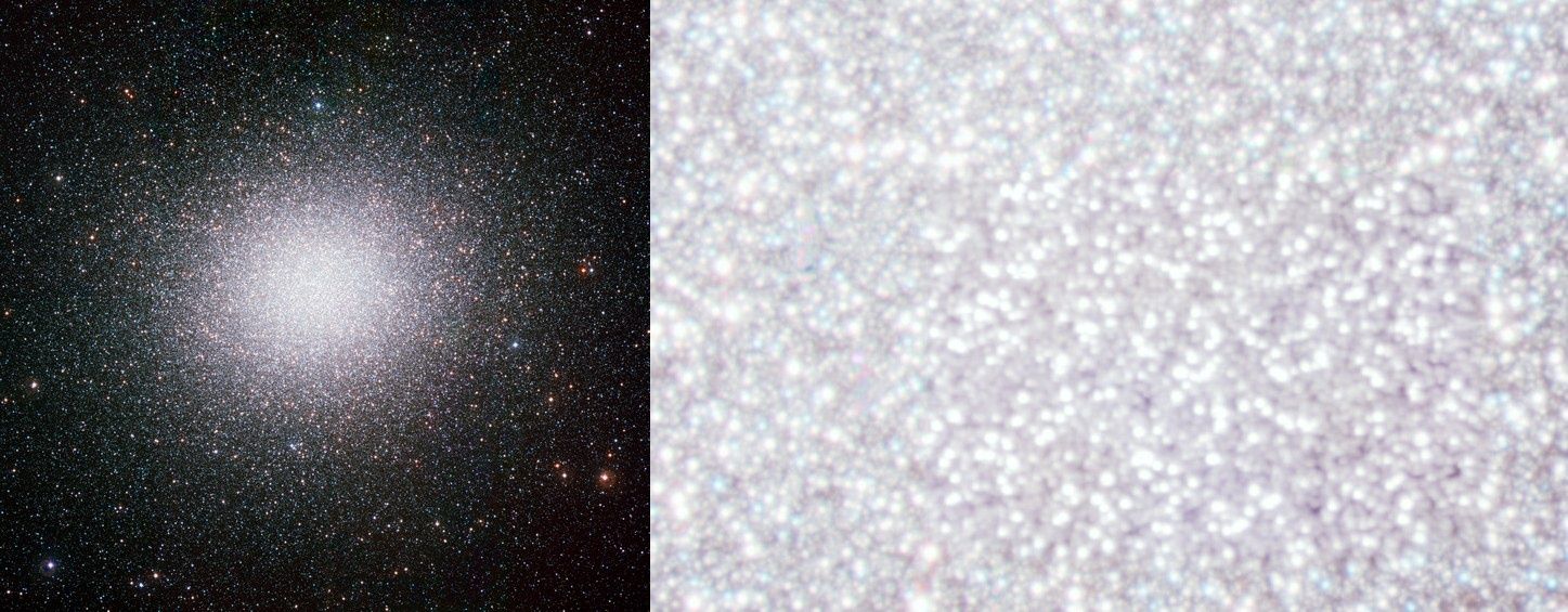 Omega Centauri zbliżenie