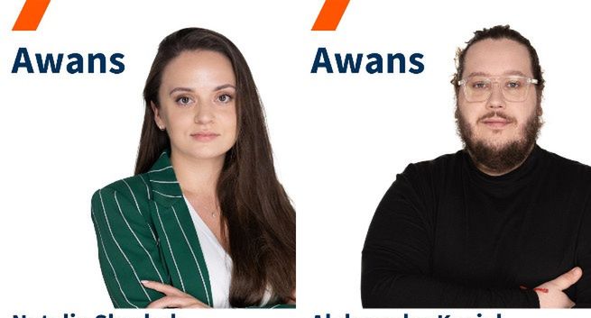Natalia Skarbek i Aleksander Kozieł awansowali w 24/7Communication