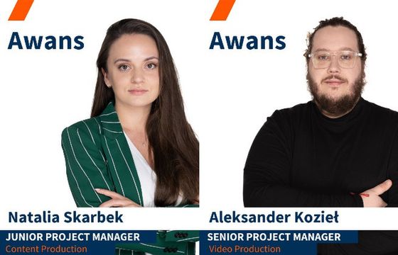 Natalia Skarbek i Aleksander Kozieł awansowali w 24/7Communication