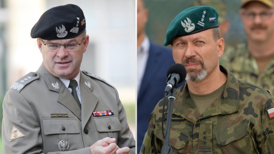 Gen. Waldemar Skrzypczak i płk rez. Piotr Lewandowski