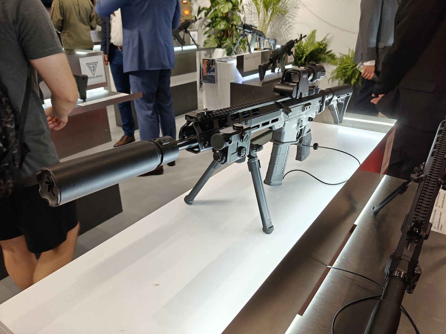 Propozycja karabinka Grot A3 pokazana podczas targów MSPO.