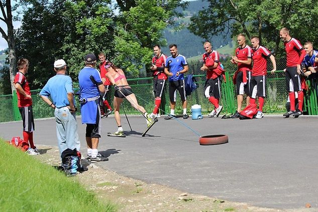 Justyna Kowalczyk ciężko pracuje nad formą w Zakopanem fot. Górnik Zabrze