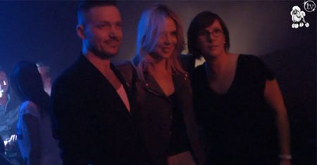 Sablewska pozuje z facetem