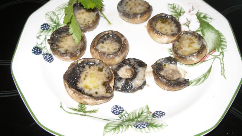 Pieczarki przygotowane w mikrofalówce