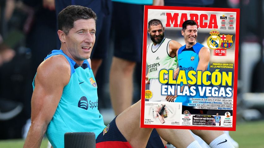 Getty Images / Michael Reaves / Robert Lewandowski zadebiutuje w Barcelonie w El Clasico