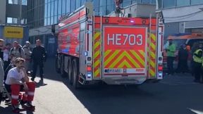 Chwile grozy przed meczem Niemców. Pełno straży pożarnej