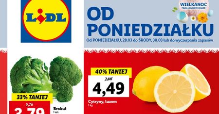 Lidl gazetka od 28.03. Promocje w Lidlu od poniedziałku 28 marca