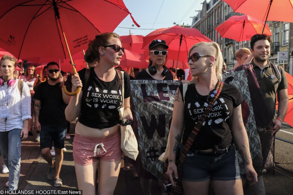 Protest pracowników seksualnych w Amsterdamie. Domagają się zwiększenia bezpieczeństwa