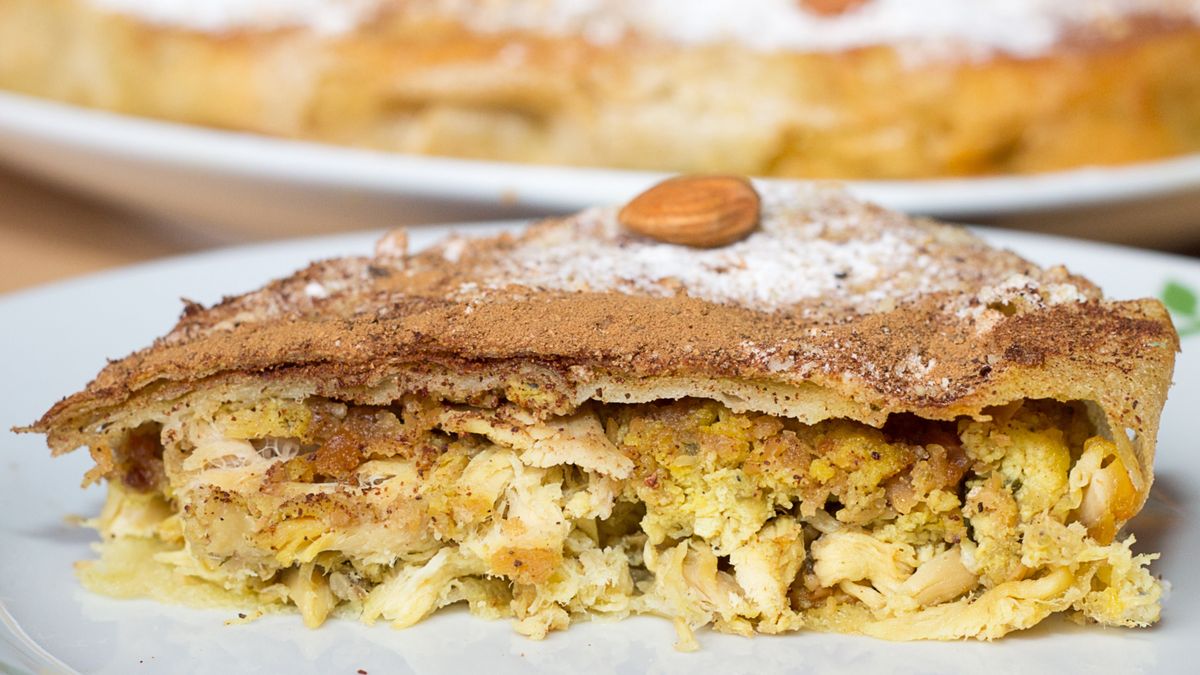 Marokańska zapiekanka z kurczakiem