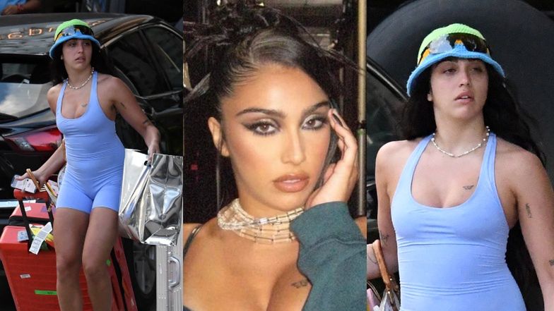 Lourdes Leon w drodze na lotnisko