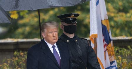 Wybory w USA. Donald Trump w końcu pokazał się publicznie