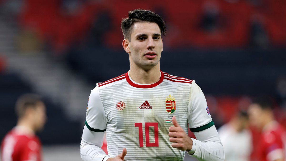 Getty Images / Laszlo Szirtesi / Na zdjęciu: Dominik Szoboszlai w trykocie reprezentacji Węgier