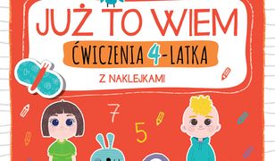 Już to wiem. Ćwiczenia 4-latka z naklejkami