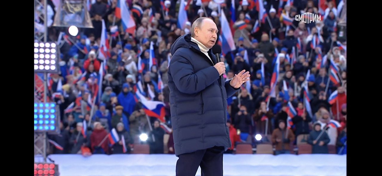 Szopka Putina. W taki sposób Rosjanie "świętują" rocznicę aneksji Krymu