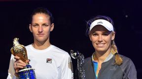 WTA Doha: Karolina Pliskova po raz pierwszy lepsza od Karoliny Woźniackiej. Ósme trofeum Czeszki