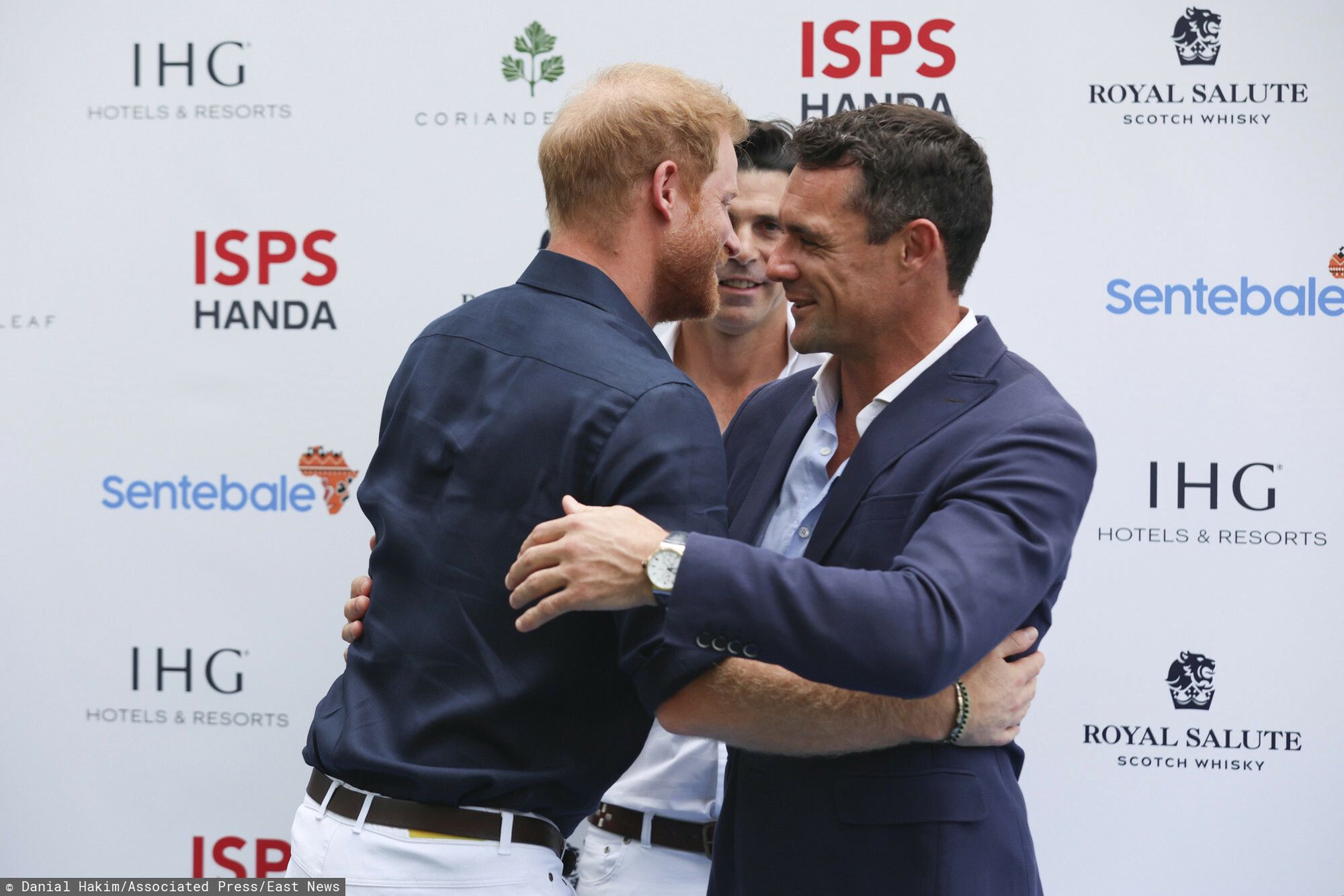 Książę Harry na meczu polo w Singapurze