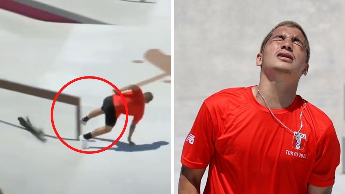 Angelo Caro Narvaez po wypadku w trakcie igrzysk w Tokio