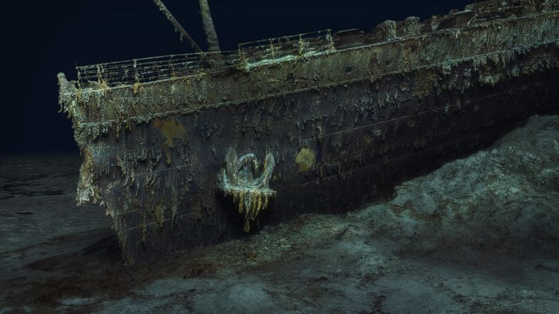 Pierwsze w historii skany Titanica. Tego wcześniej nie widziano