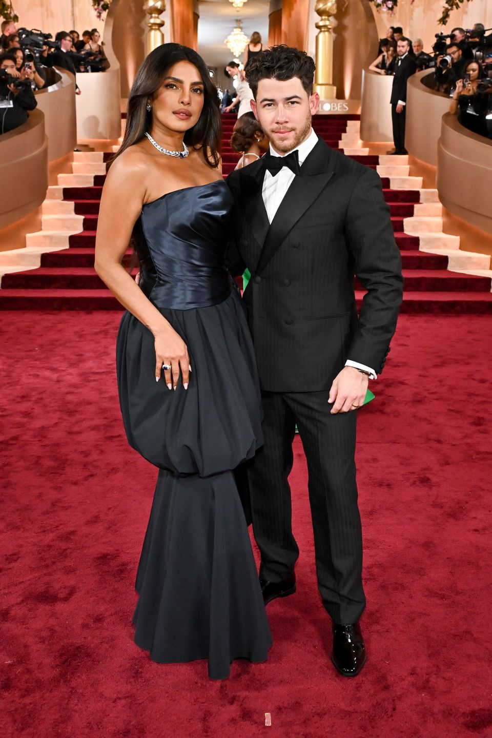 Nick Jonas i Priyanka Chopra na Złotych Globach 2026