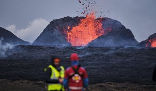 Erupcja wulkanu na Islandii. Do sieci trafiły nagrania