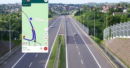 Błąd w Mapach Google. Kierowcy zawracają przed tunelem na S1