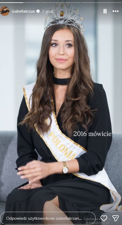 Izabella Krzan wspomina rok 2016