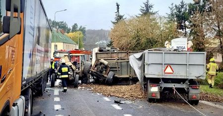 DK11: Droga w Ujściu całkowicie zablokowana