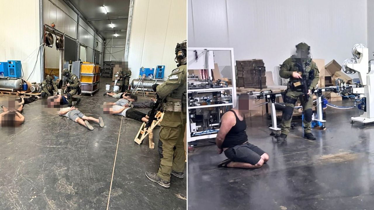 Odkrycie w halach z owocami. Nagranie z momentu akcji służb