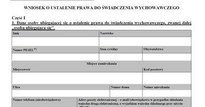 Wniosek o 500 zł na dziecko. Rozporządzenie z wzorem opublikowane