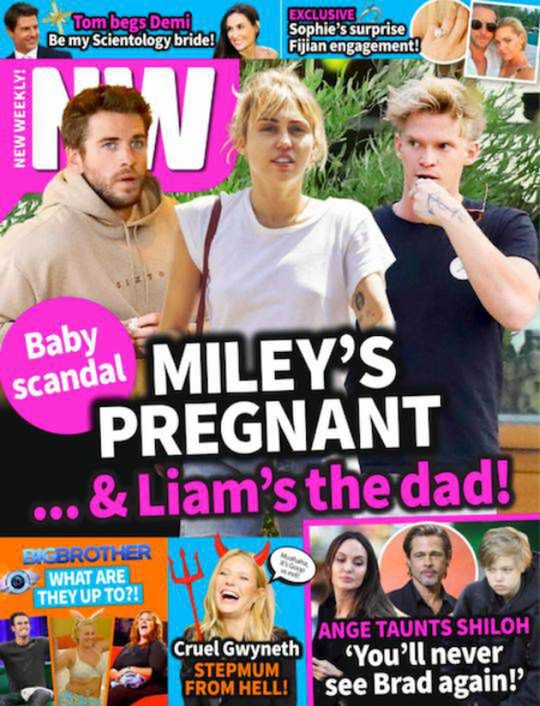 Miley Cyrus jest w ciąży? Tak twierdzi NW Magazine